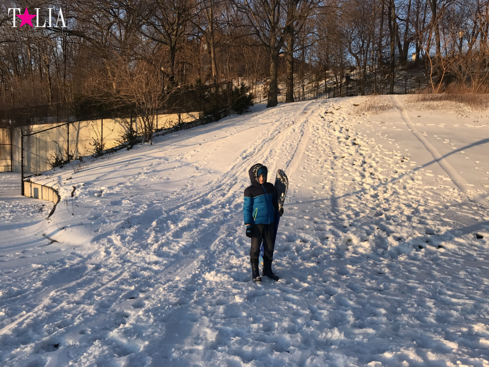Snow in New York is a great rarity and great joy